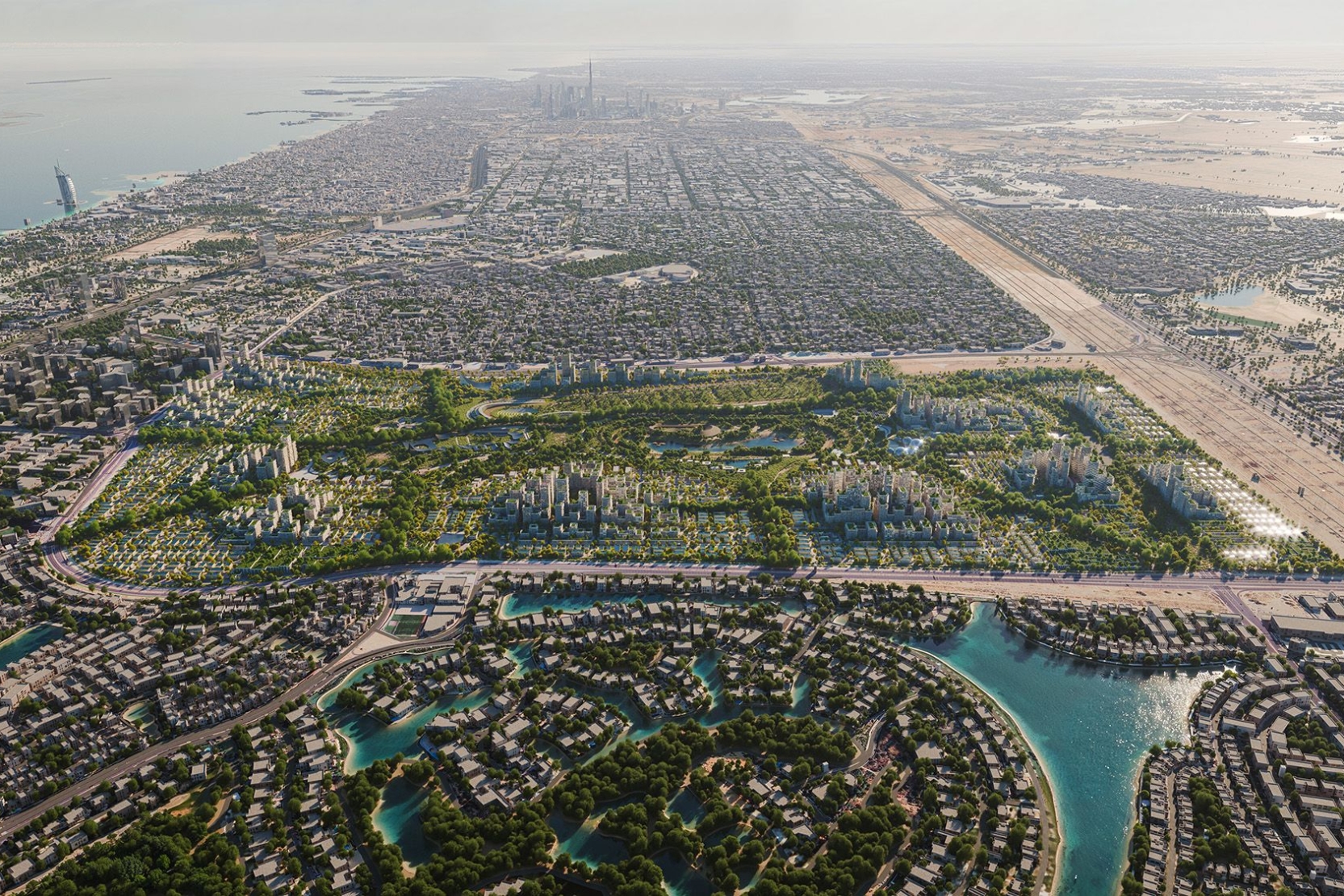 Jebel Ali District Location Map